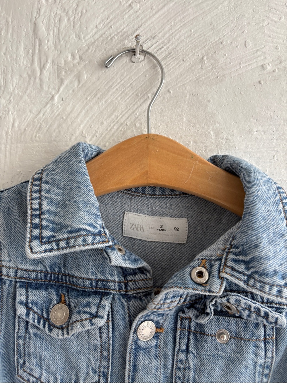 Zara girls size 2T denim jumpsuit - Picture 3 of 6